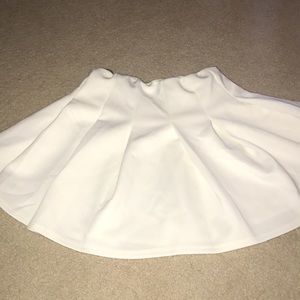 White Cheer Skirt